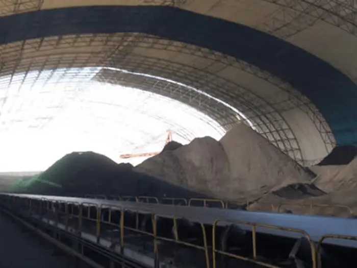 都匀煤棚料仓网架